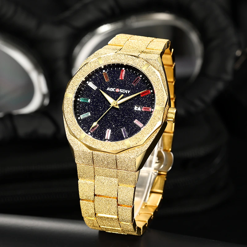 AOCASDIY Luxury Business Men Watche